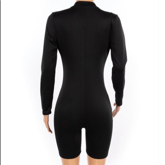 SALE 🔥🎉 Black Numeral Jumpsuit - Picture 5 of 5